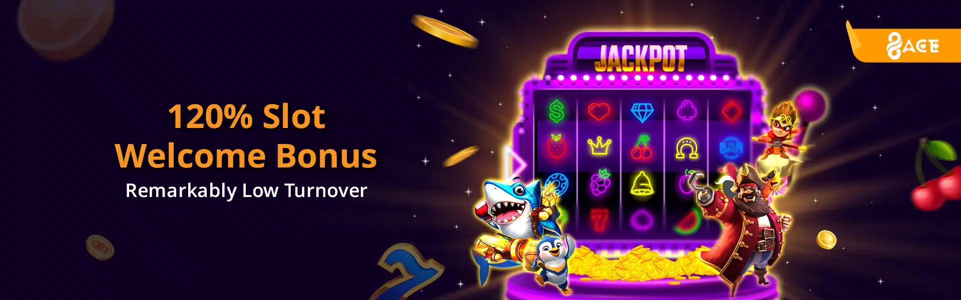 96ACE Bonus for Online Slots Games in Singapore